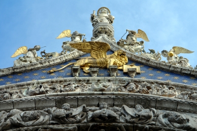 Venedig : Der Mittelbogen der Basilica di San Marco #2