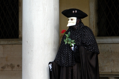 Maskiert in Venedig