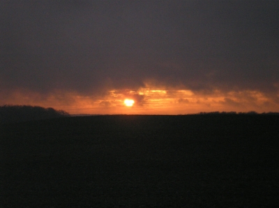 Sonnenuntergang auf Rügen