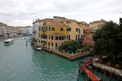 Venedig : Blick von der Ponte dell' Accademia auf den Canal Grande
