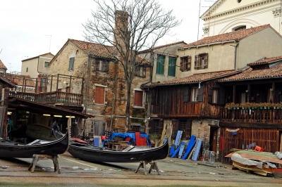 Venedig : Gondelwerft am Rio de San Trovaso #2