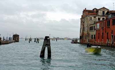 Venedig : Sestiere di Cannaregio: Blick auf die nördliche Lagune