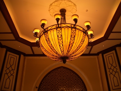 Deckenlampe im Gold Souk vom Dubai Mall