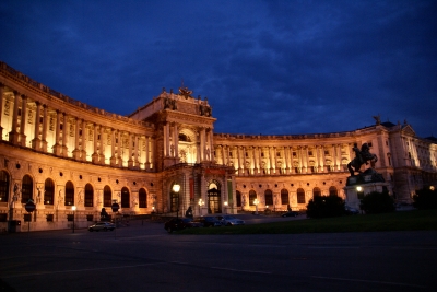 Wien - Hofburg bei Nacht