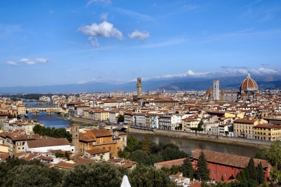 Blick auf Florenz