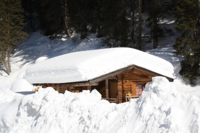 Haus im Schnee