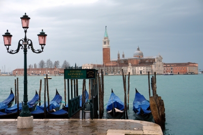 Venedig : Isola di San Giorgio Maggiore im Hintergrund