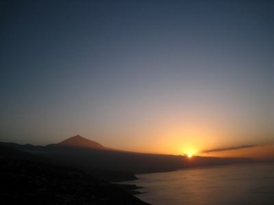 sunset Teneriffa