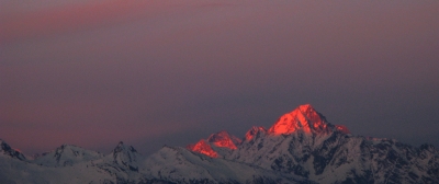 Bietschhorn -  bevor die Nacht kommt