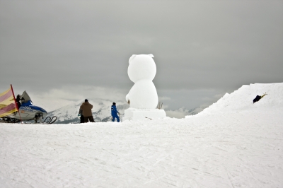 Schnee-Skulptur 01