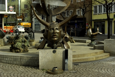 Bodensee Friedrichshafen 8 - Brunnenfiguren