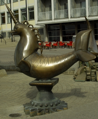 Bodensee Friedrichshafen 11 - Brunnenfiguren