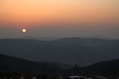 Sonnenuntergang über Niedersfeld