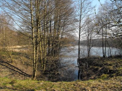 Grunewaldsee im Frühling