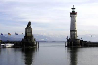 Bodensee Lindau 8 - Hafeneinfahrt