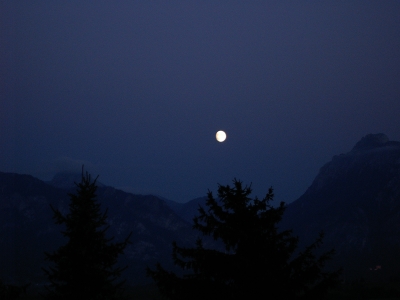 Berge bei Nacht