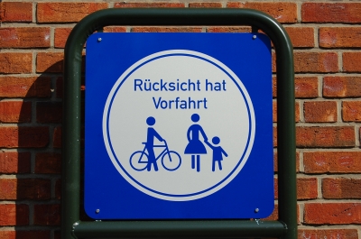 Rücksicht hat Vorfahrt