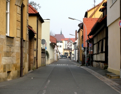 Nebenstrasse in Forchheim