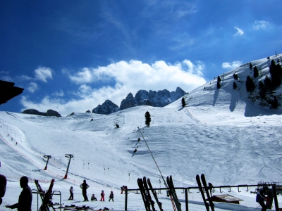 Dolomiten - Skiparadies am Grödnerjoch
