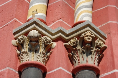 Stuckdetail über Kirchentür Propsteikirche St. Mariae Geburt zu Kempen