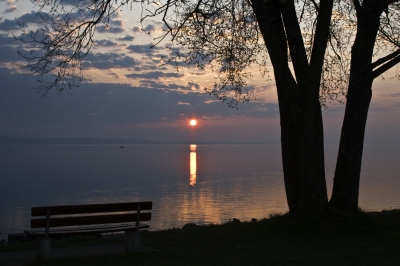 Sonnenaufgang am Bodensee