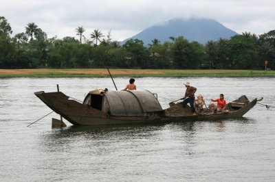 Boot auf Parfümfluss, Hue, Vietnam