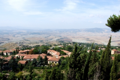 Blick von Volterra auf Umgebung