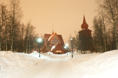 Holzkirche in Kiruna