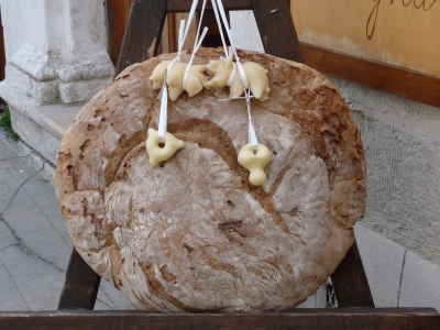 Brot und Käse (Apulien)