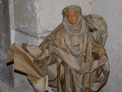Cartapesta-Figur in Apulien (Lecce)