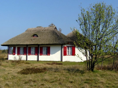 Reetdachhütte in Neuendorf auf Hiddensee