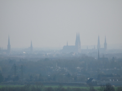 Lübeck im Nebel