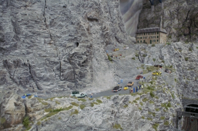 Oltimer Rennen aufgenommen im Miniatur-Wunderland