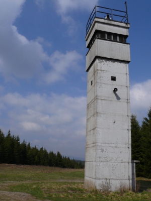 Wachtum an der ehemaligen Deutsch-Deutschen Grenze bei Sorge im Harz