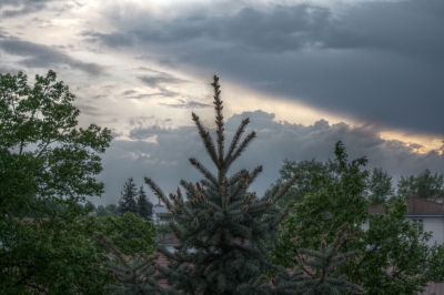 Das Gewitter zog vorbei - HDR