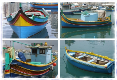 Fischerboote in Marsaxlokk