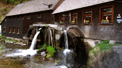 Hexenlochmühle im Schwarzwald, quer