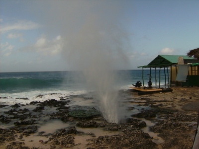 gischtiges Blasloch auf San Andres