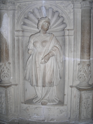 Standbild in der Kathedrale von Palma de Mallorca
