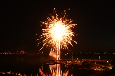 Feuerwerk 1 Altefähr Heringsfest 2009