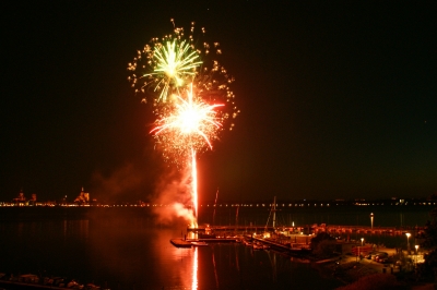 Feuerwerk 2 Altefähr Heringsfest 2009