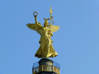 Goldelse auf der Siegessäule