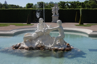Springbrunnen im unteren Belvedere