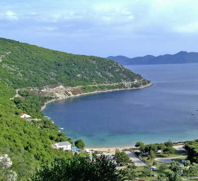 Bucht an der kroatischen Adria