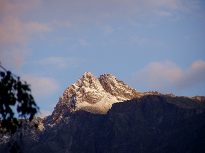Berg im Morgenlicht
