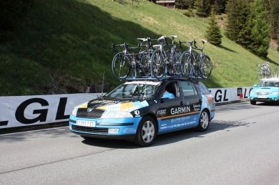 Teamwagen Garmin-Slipstream