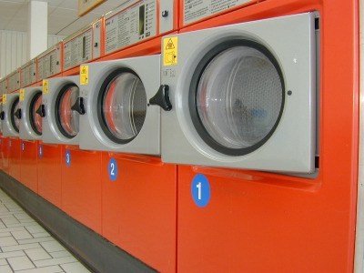 Waschmaschinen im Waschsalon