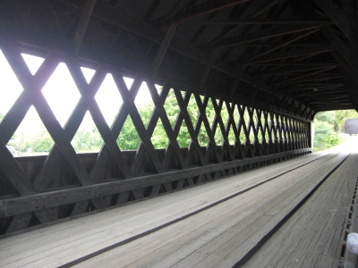 Holzbrücke in Woodstock