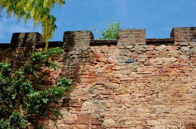 Burgmauer zu Burg Satzvey, Eifel