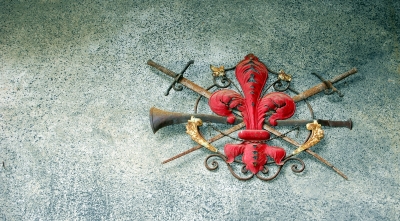 mittelalterliches Waffensymbol